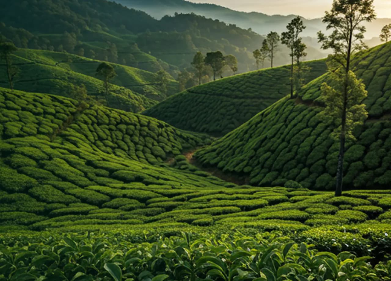 Tea gardens of Assam