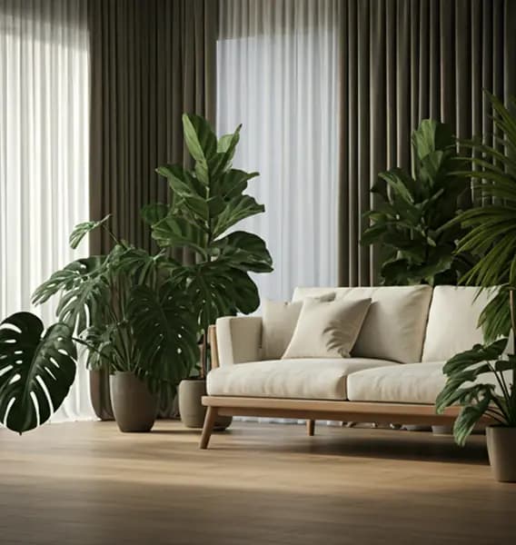 Indoor Living Room Sanctuary