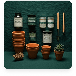 Soil mix and tools